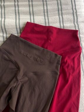 VITALITY LEGGINGS BUNDLE RED BROWN XS